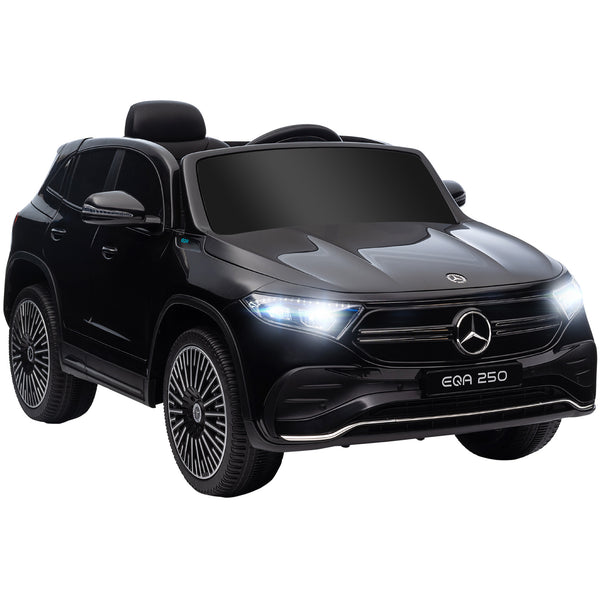Macchina Elettrica per Bambini Licenza Mercedes-Benz EQA 12V con Telecomando Nero sconto