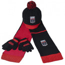 Set Invernale Cappello Sciarpa e Guanti per Bambino Taglia Unica Star Wars Rosso Nero