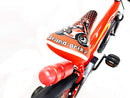Bicicletta per Bambino 14" 2 Freni con Borraccia e Scudetto Frontale Rossa