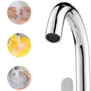 Rubinetto Lavabo Miscelatore Posillipo Bocca Alta Girevole 360° Cromato