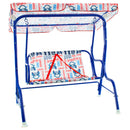 Dondolo da Giardino per Bambini 2 Posti con Parasole Cinture di Sicurezza