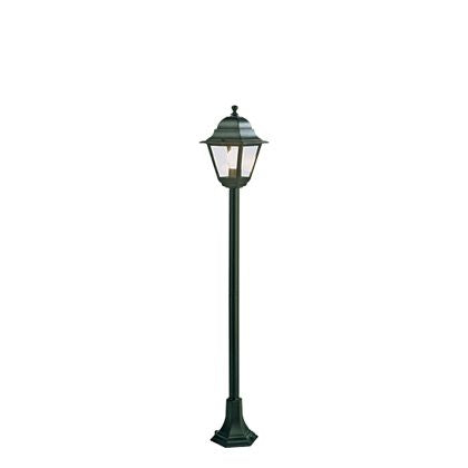 Lampada Palo Paletto per Giardino Colore Nero per Esterno Linea Mini Quadrata Sovil