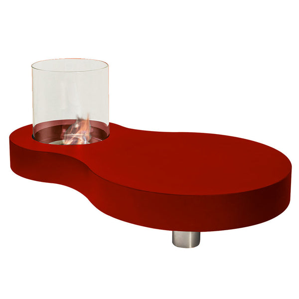 Camino a Bioetanolo da Pavimento 41x95 cm Karlsen Panarea Rosso prezzo