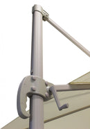 Ombrellone da Giardino Mercurio 2,5x2,5 m in Alluminio Antracite