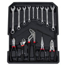 Valigia porta utensili trolley kit 187 pezzi cassetta attrezzi