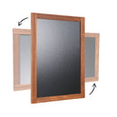 Lavagna con Cornice in Legno 60x80 cm in Legno Dark Wood
