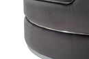Poltrona Paris Space Grigio/Argento Ø84x72 cm in Legno e Spugna Grigio