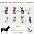 Passeggino per Cani Piccoli Pieghevole con Copertura Antipioggia a 3 Ruote Verde Scuro  