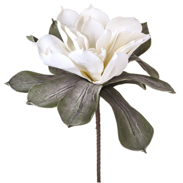 sconto Fiori Foam Grande Artificiale Altezza 89 cm Bianco