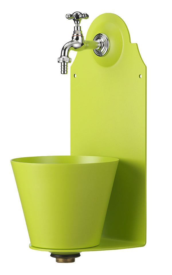 Fontana a Parete da Giardino con Rubinetto Belfer 42/PR Verde Acido sconto