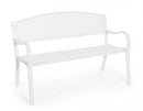 Panca 2 Posti 123x55x84h cm Lizette Bianco 