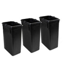 Contenitore Recycle Inox con Scomparti Impostato 3X15 Acciaio Inossidabile Emuca