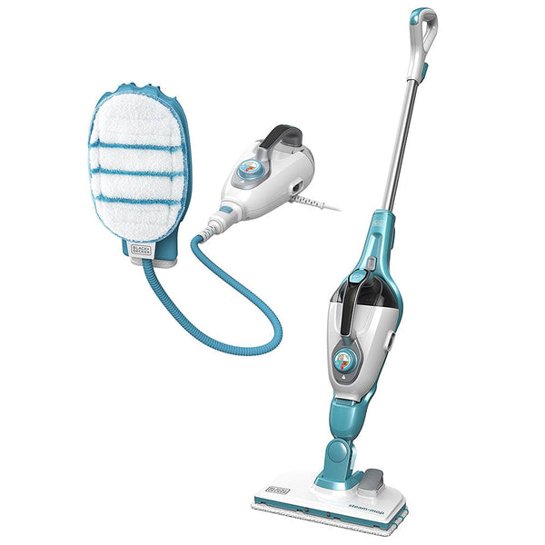 online Scopa a Vapore Lavapavimenti Steam-mop + Guanto SteaMitt 13in1 Black + Decker