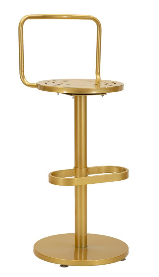 acquista Sgabello Bar Tixy Ø38x94 cm in Metallo Oro
