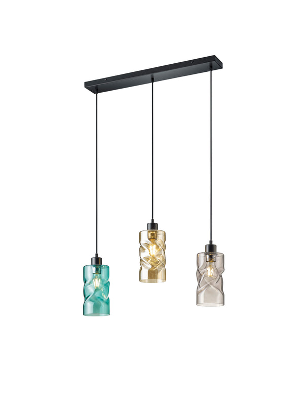 Lampada a Sospensione da Interno E27 in Metallo Nero Opaco sconto