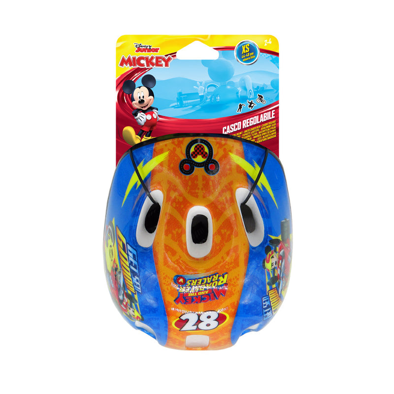 Casco per Bambino Misura 44-48 cm con Fori di Aerazione con Licenza Disney Mickey Mouse