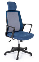 Sedia Ufficio 59x63,5x114 cm Laurent in Tessuto