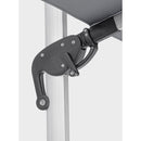 Ombrellone da Giardino Decentrato con Led 3x3m Roma Light grigio