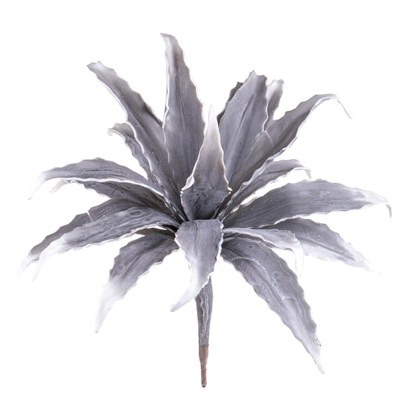 Set 2 Dracena Pianta Artificiale Foam Altezza 65 cm Grigio acquista