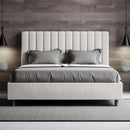 Letto Matrimoniale Agueda Bianco Varie Misure