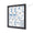 Bacheca da Esterno con Apertura a Ribalta 102,5x106,7x4,7 cm in Alluminio con Led Grigio Antracite