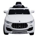Macchina Elettrica per Bambini 6V con Licenza Maserati Levante Bianca