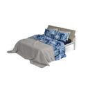 Set Lenzuola con Stampa Sopra Sotto e Federe Paint