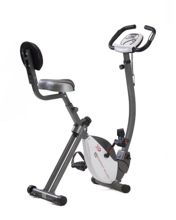 sconto Cyclette Pieghevole Magnetica con Sedile e Manubrio Mobile 100Kg Max 8 Livelli Accesso Basso Toorx BRX-Compact Multifit