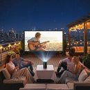 Telo per Proiettore 120" 16:9 HD 4K-8K Angolo di Visione 160° con Treppiedi Pieghevoli Bianco      
