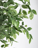 Set 2 Piante Artificiali con Vaso Ø 90x210 cm Ficus in Plastica