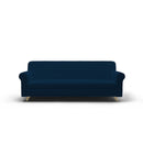 Copridivano Elasticizzato in Poliestere Iris Blu Scuro Varie Misure