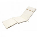 Cuscino Real Steamer 175x49x4 cm in Poliestere Ecrù