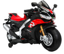 Moto Elettrica per Bambini 24V con Licenza Aprilia RSV4 BIG Nera