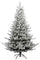 Albero di Natale Artificiale Floccato Effetto Realistico Innevato 240 cm 1546 Rami Montaggio a Ombrello Effetto Neve