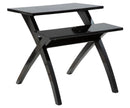 Tavolinetto 2 Livelli Nero 60x60x60 cm MDF Nero