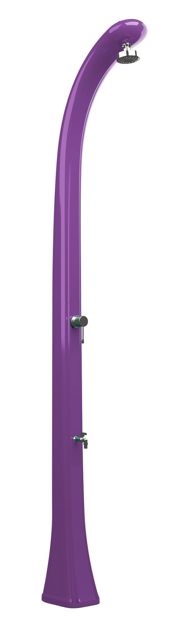 acquista Doccia Solare da Esterno Giardino 20L Miscelatore e Lavapiedi Arkema Happy One Viola