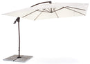 Ombrellone da Giardino Decentrato 3x3m in Alluminio e Poliestere Suitset Ecrù