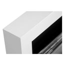 Camino a Bioetanolo da Parete 90x12xH40 cm Siena Bianco