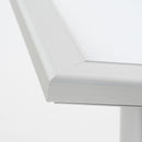 Espositore a Leggio con Piantana 29x47,7x2,3 cm in Alluminio Porta Menù Silver