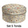 Set 5 Scatole cartone salvagente tondo