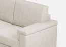 Divano 2 Posti 148x85x85 cm Marrak in Tessuto Latte