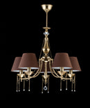 Lampadario Royal Classic in Metallo Chester Ottone