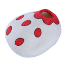 Cuccia per Gatti in Lana Bianco e Rosso Ø35x20 cm 