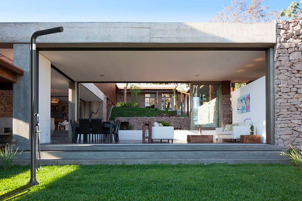 acquista Doccia da Giardino Miscelatore e Doccetta Arkema Funny Yang Top Line Perla Bianca