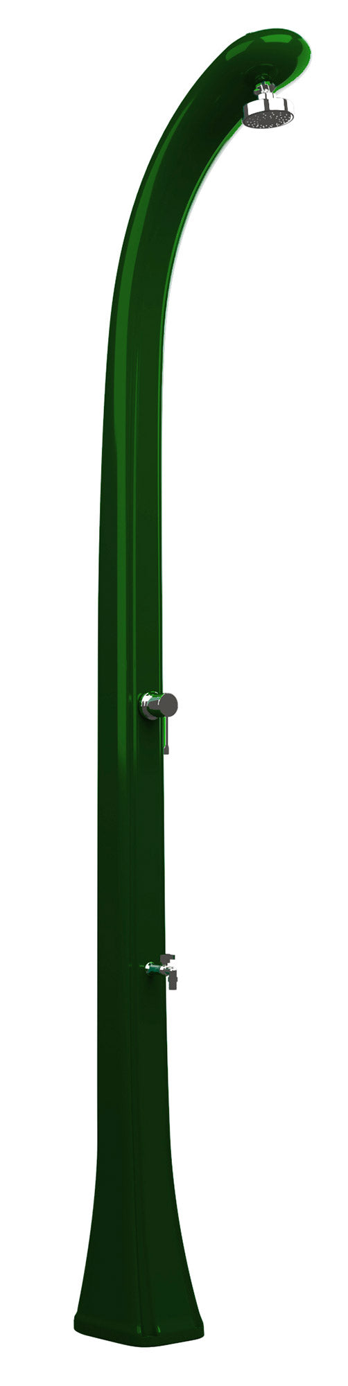 sconto Doccia Solare da Esterno Giardino 20L Miscelatore e Lavapiedi Arkema Happy One Verde Scuro