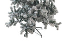 Albero di Natale Artificiale Slim Innevato 180 cm 436 Rami Soriani Sestriere Verde