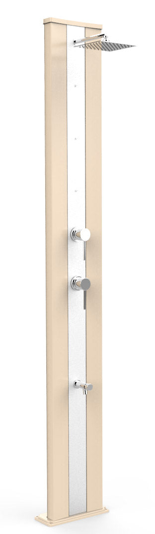 Doccia da Giardino Miscelatore Nebulizzatore e Lavapiedi Arkema Dada S Fascia Inox Sabbia acquista