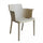 Poltrona Cathy 60x58x76,5 cm  in Polipropilene Tortora