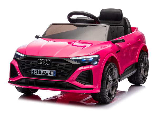 Macchina Elettrica per Bambini 12V Licenza Ufficiale Audi SQ8 E-Tron con Telecomando e Sedile Pelle Rosa Seconda Scelta acquista