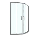 Box Doccia Semicircolare 2 Ante Scorrevoli in Cristallo Trasparente 6mm H190 Bonussi Giuly Varie Misure